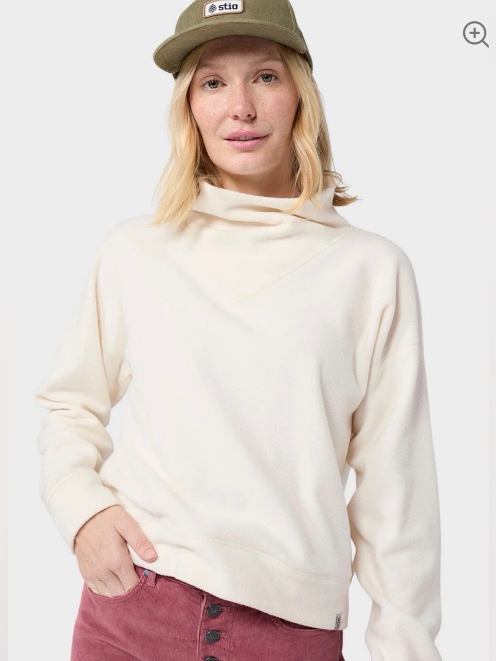 NEW Stio Women’s Turpin Mock Neck Fleece Pullover size XXL *invL